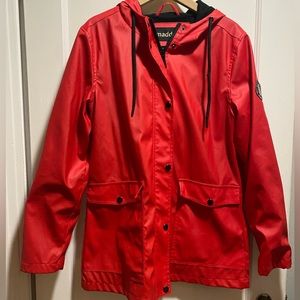 Madden NYC Red Raincoat (S)
